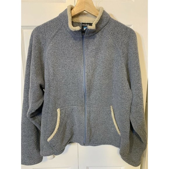 KUHL Jacket Women's Size L Fleece Full Zip Jacket Gray - Picture 3 of 6